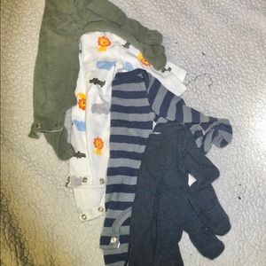 Newborn long sleeved onesies